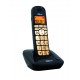 Teléfono inalámbrico DECT con EcoDect negro. 